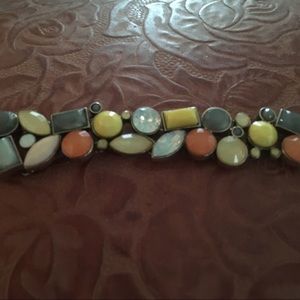 NWT Ann Taylor Loft Colorful Multi stone bracelet